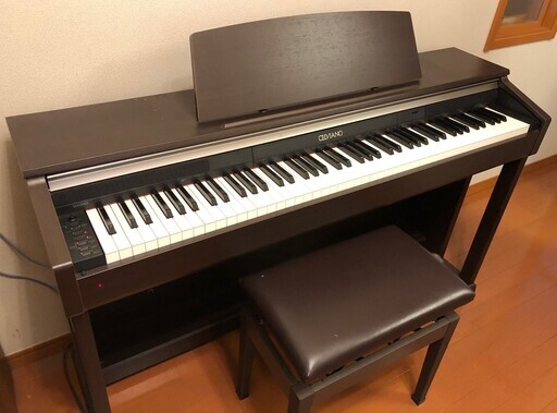 CASIO カシオ 電子ピアノ CELVIANO セルヴィアーノ AP-420 BN 椅子付 動作品