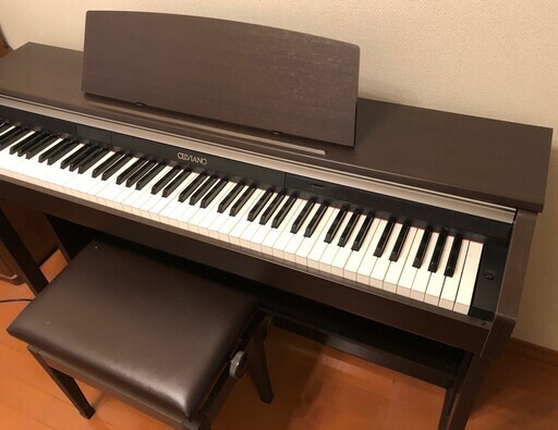 CASIO カシオ 電子ピアノ CELVIANO セルヴィアーノ AP-420 BN 椅子付 動作品