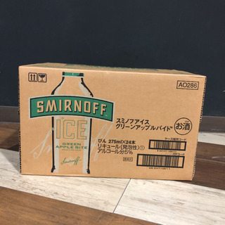 スミノフグリーンアップルバイト　275ml×24本入の画像