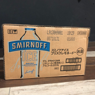 スミノフアイス　ブリスクレモネード　275ml×24本