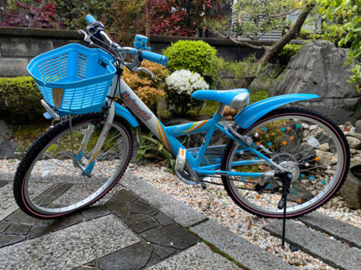 子供用自転車 ブリヂストン バーミィガール 24インチ 6段変速付BG246 