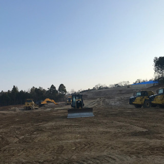 山口県太陽光発電造成工事　重機オペレーターの画像