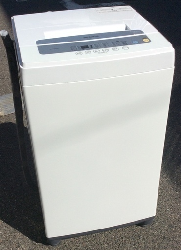 【RKGSE-224-1】特価！アイリスオーヤマ/5kg/全自動洗濯機/IAW-T502E/中古/2019年製/当社より近隣地域無料配達