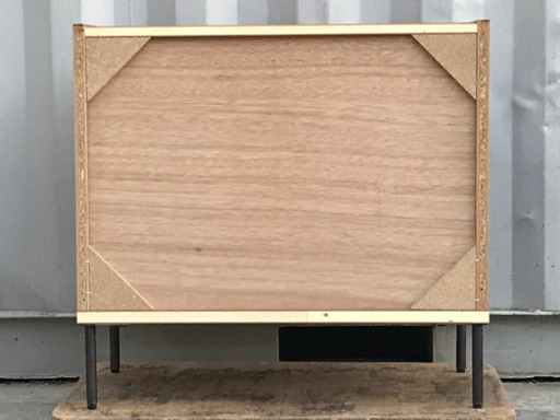美品！シンプルデザイン◇4段チェスト◇ナチュラルオーク◇フルスライドレール