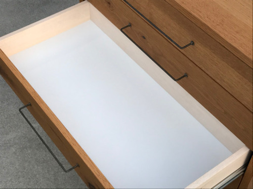 美品！シンプルデザイン◇4段チェスト◇ナチュラルオーク◇フルスライドレール