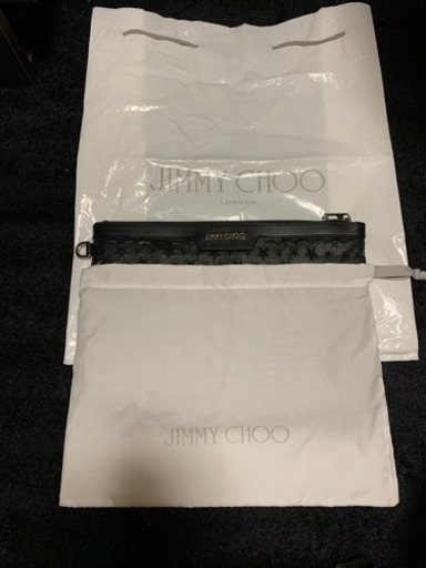 ジミーチュウ　クラッチバック（新古）付属品全て付いてます！直営店から購入