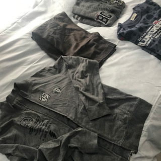 男児ブルークロス　M １５０cm 位　4点セットの画像