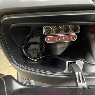 売却済 バイク スズキ スカイウェイブSS CJ43 マフラー、LED社外 ビッグスクーターの画像