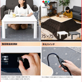 YAMAZENのこたつ  と Francfrancのヒーターと衣...