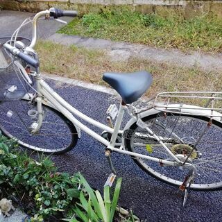 決まりました。3段切替大人用自転車　整備不良 あげます