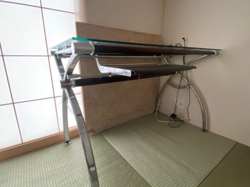 ガラステーブル　パソコン用　オフィス用