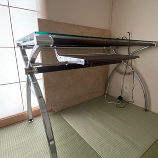 ガラステーブル　パソコン用　オフィス用