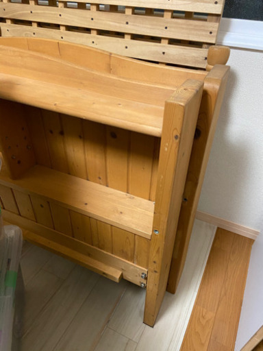 ２段ベッドの上段譲ります(^^)