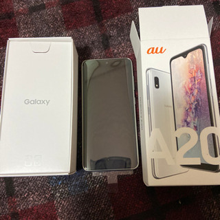 ほぼ新品 SIMロック解除済み Galaxy A20 SCV46 auの画像
