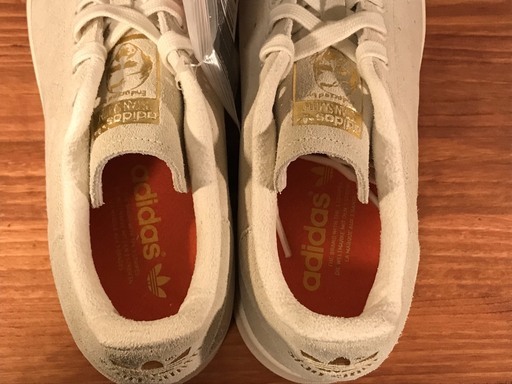 新品【レア】STAN SMITH スタンスミス　限定モデル　チョークW/ゴールド