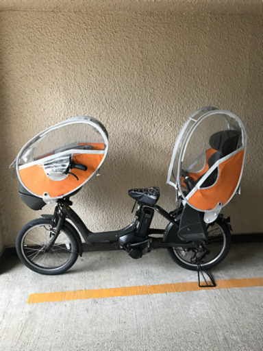 ✨電動アシスト自転車✨3人乗りカバー付き2019モデル(15.4Ah)