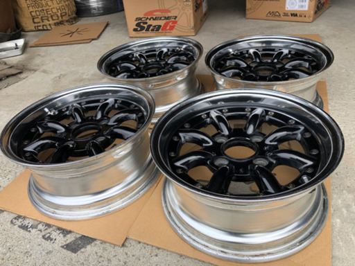 SPEED STAR ワタナベ　14インチ6JJ 114.3 TYPE:A スピードスター　ホイール