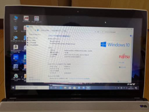 富士通 LIFEBOOK AH56/M メモリ16GB SSD搭載 リカバリディスク付