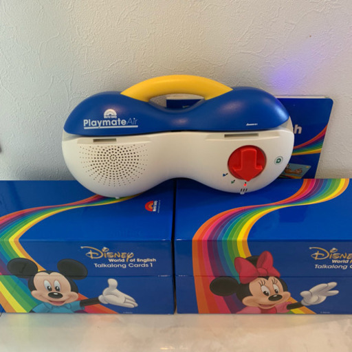 最新版 極美品 トークアロングカード プレイメイトエアー ディズニー英語システム