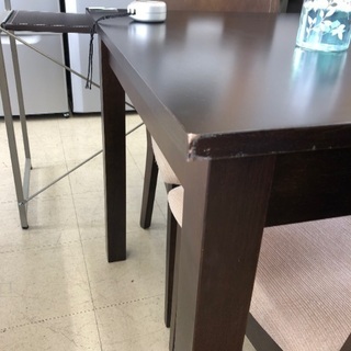 ダイニングセット　黒の画像