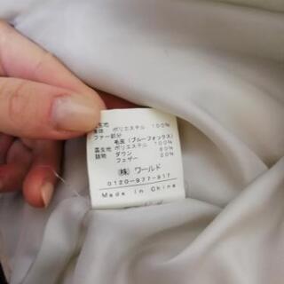 ダウンコート　INDIVI　7号　クリーニング済の画像