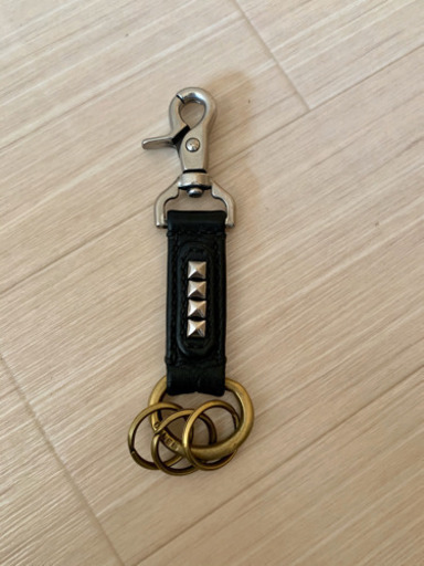 ウォレットチェーン　レザーキーリング