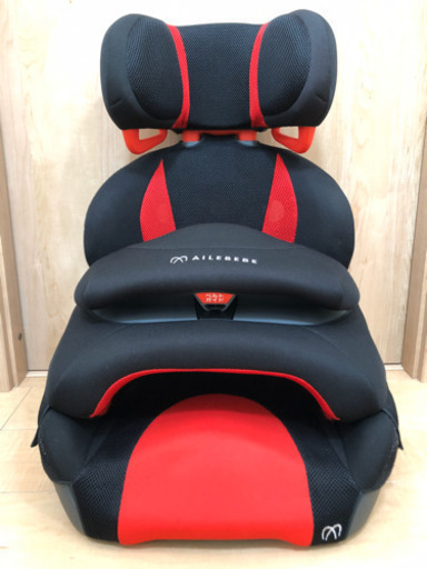 美品 チャイルドシート エールベベ3ステップ