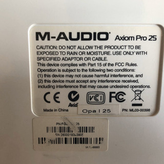 MIDIキーボード　AXIOM PRO 25 M-Audioの画像