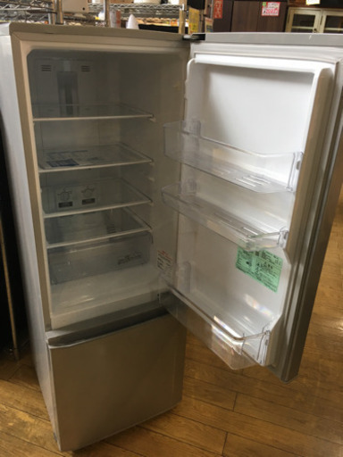 美品 2017年製 MITSUBISHI 三菱 168L冷蔵庫 MR-P17C-S 大き目