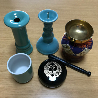 【おまけ付き】簡易仏具5点セット