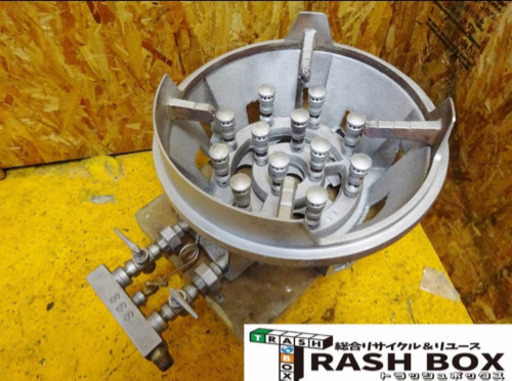 (4735-03)タチバナ製作所 業務用 ガスバーナー 鋳物コンロ 都市ガス用 塗装済み 厨房機器 飲食店 店舗 中古品