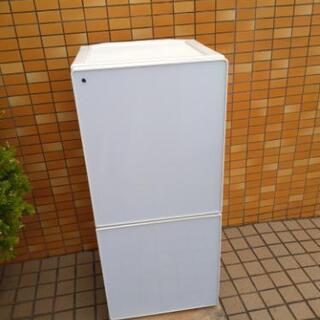 広島配送可】 ユーイング ノンフロン冷蔵庫 110L ホワイト 2016年製 UR