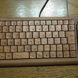 Full KiBoard Hacoa ウォールナット 木製キーボード 中古美品