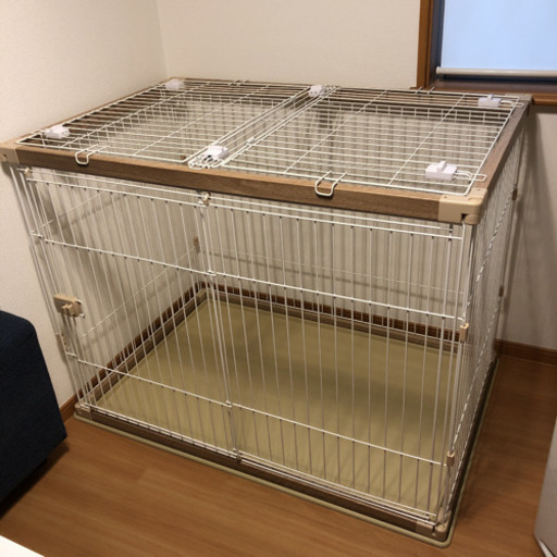 ☆譲り先決まりました☆ 犬用ケージ　アイリスオーヤマ　ウッディサークル