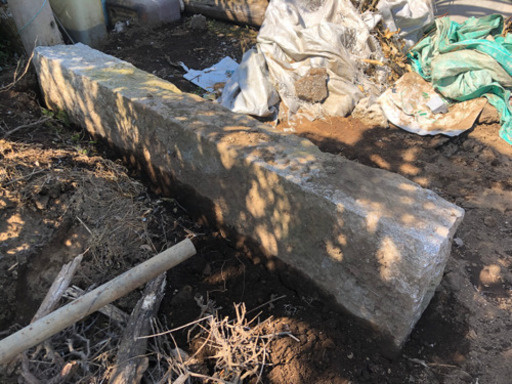 御影石 墓石 大石 引き取り限定