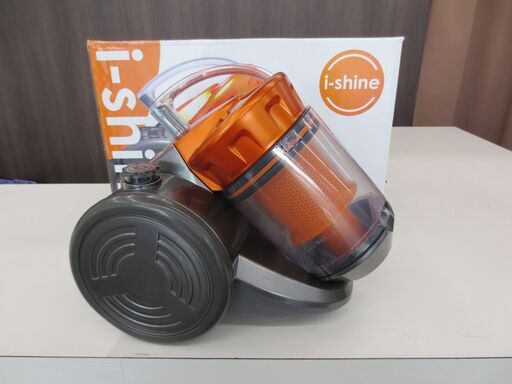 ■i-shine サイクロンクリーナー　掃除機　IFD-151　オレンジ
