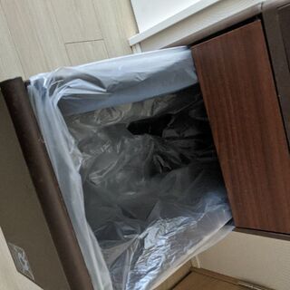 キッチン用分別ゴミ箱　縦型3段の画像