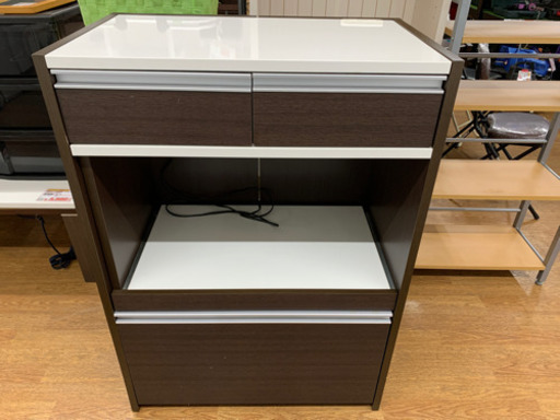 レンジボード　伸縮可能　幅最小74.5cm最大137cm奥行44.5cm高さ104cm