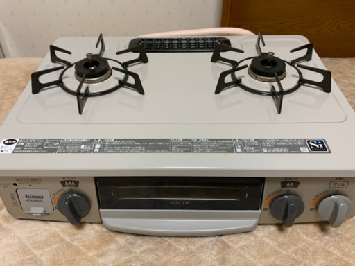 リンナイ　ガスコンロ　都市ガス　グリル未使用