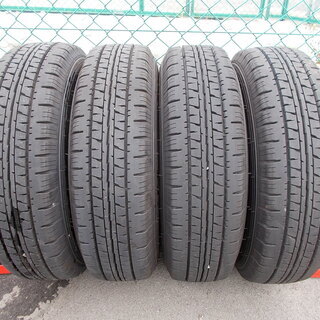 ☆値下げ！☆バリ山!! DUNLOP ダンロップ ENASAVE VAN01 165R13 4本 2019年製造☆引取り希望☆ 