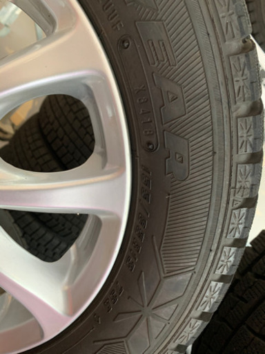 【中古】スタートドレスタイヤ&ホイール４本セット　155/65R13