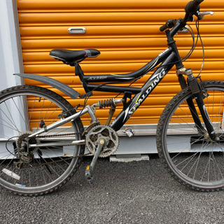 ☆岐阜発 マウンテンバイク △ SPALDING △ ATH-432 △ 自転車 / ディアルサスペンション / 3×6段変速 【レッド系】中古品 □ 9/7 □☆ Yahoo!オークション - 岐阜発 子供用自転車 SPALDING⁄スポルディング⁄