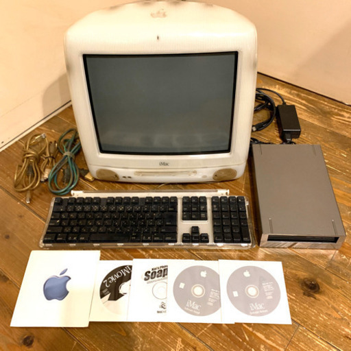 iMac Snow + LACIE DVDドライブ付