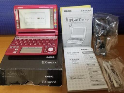 CASIO EX-word XD-A6600 レッド
