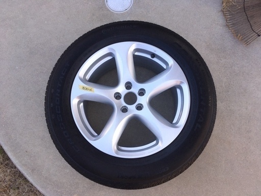 美品 アルファロメオ ステルヴィオ 純正 アルミホイール 18インチ 8J +34 5H 5 PCD110 235/60R18