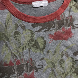 NO5 コムデギャルソンヒョウ柄のTシャツですの画像