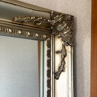 全身鏡 姿見 姿見鏡 大型ミラー アンティーク ヴィンテージ 巨大 鏡の画像