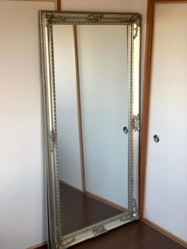 全身鏡 姿見 姿見鏡 大型ミラー アンティーク ヴィンテージ 巨大 鏡