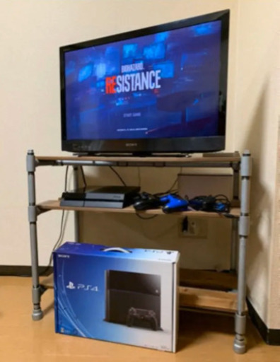 ps4 （本体＋コントローラー3台）+ テレビ　KDL-32EX420