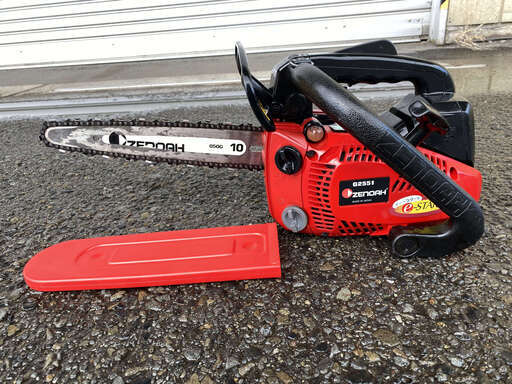 分解掃除し整備済 動画付 軽量カービングバー　スーパーこがる G2551T ゼノア 25.4cc チェンソー 現物確認、引取歓迎 初期不良対応します